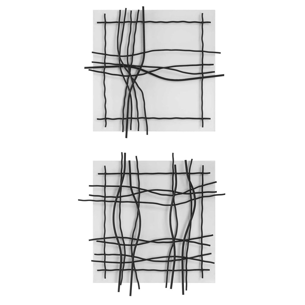 Genesis Metal Wall Decor, Set of 2 - Bombay Mercantile