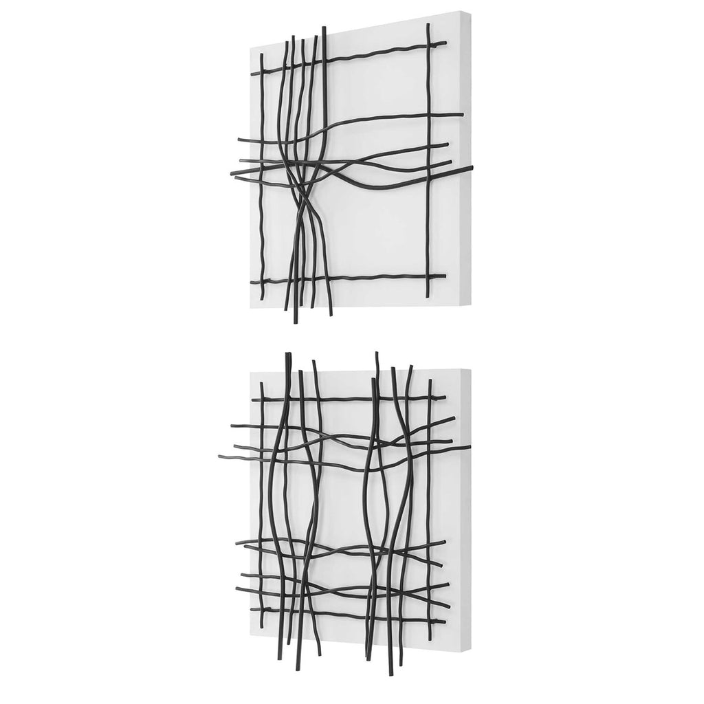 Genesis Metal Wall Decor, Set of 2 - Bombay Mercantile