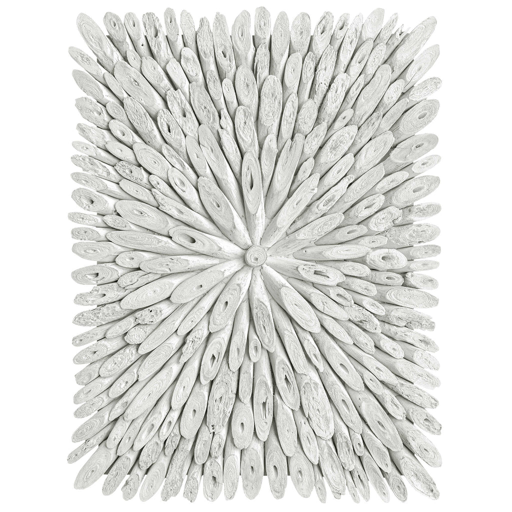Bahama Wood Whitewashed Wall Decor - Bombay Mercantile