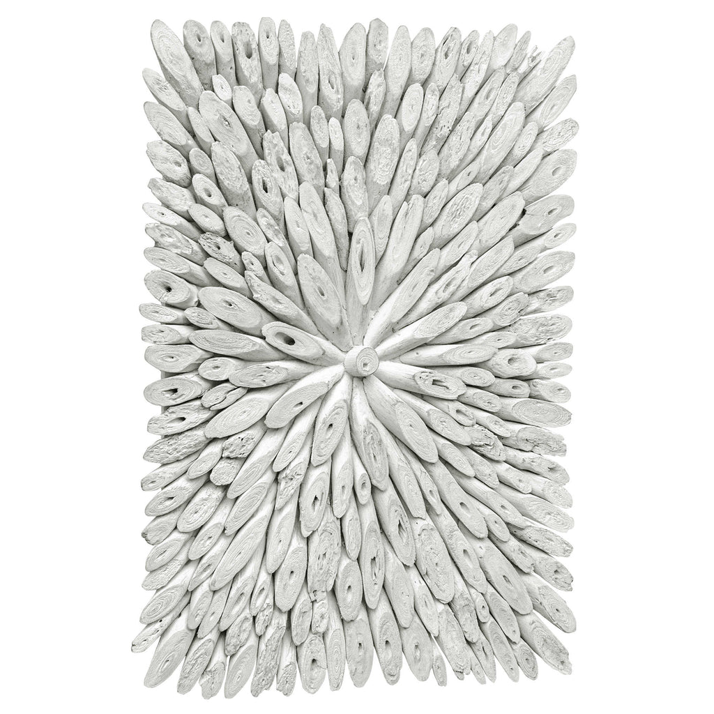 Bahama Wood Whitewashed Wall Decor - Bombay Mercantile