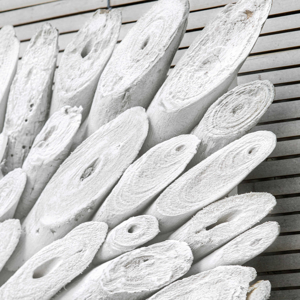 Bahama Wood Whitewashed Wall Decor - Bombay Mercantile