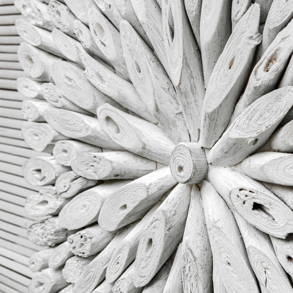 Bahama Wood Whitewashed Wall Decor - Bombay Mercantile