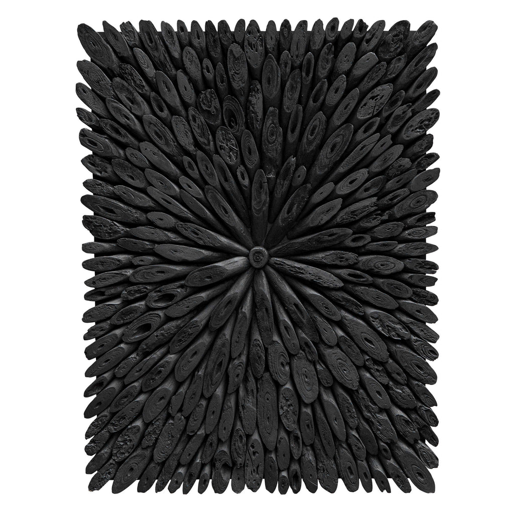 Bahama Black Wood Wall Decor - Bombay Mercantile