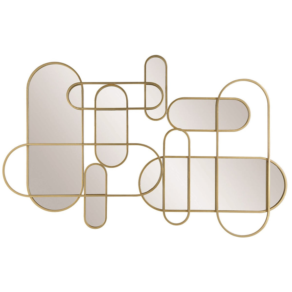 On Track Mirrored Wall Decor - Bombay Mercantile