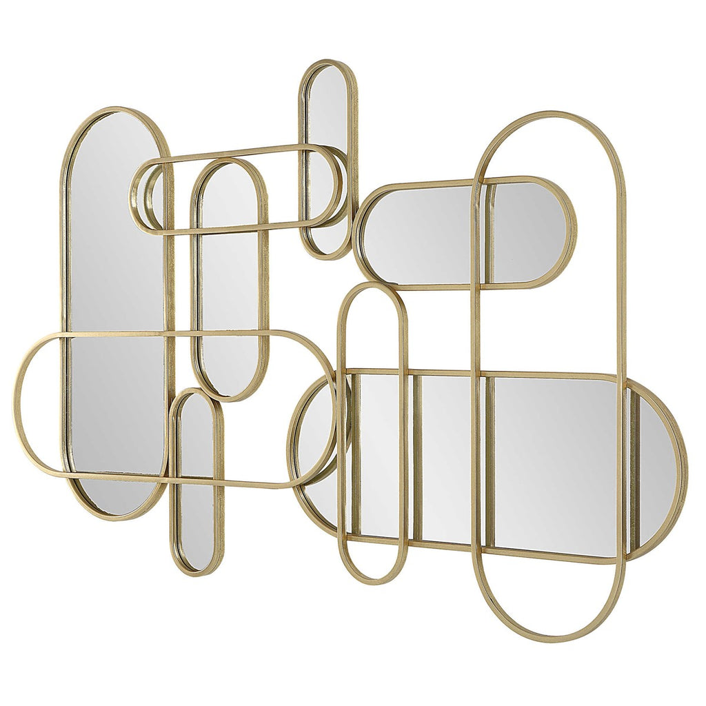 On Track Mirrored Wall Decor - Bombay Mercantile