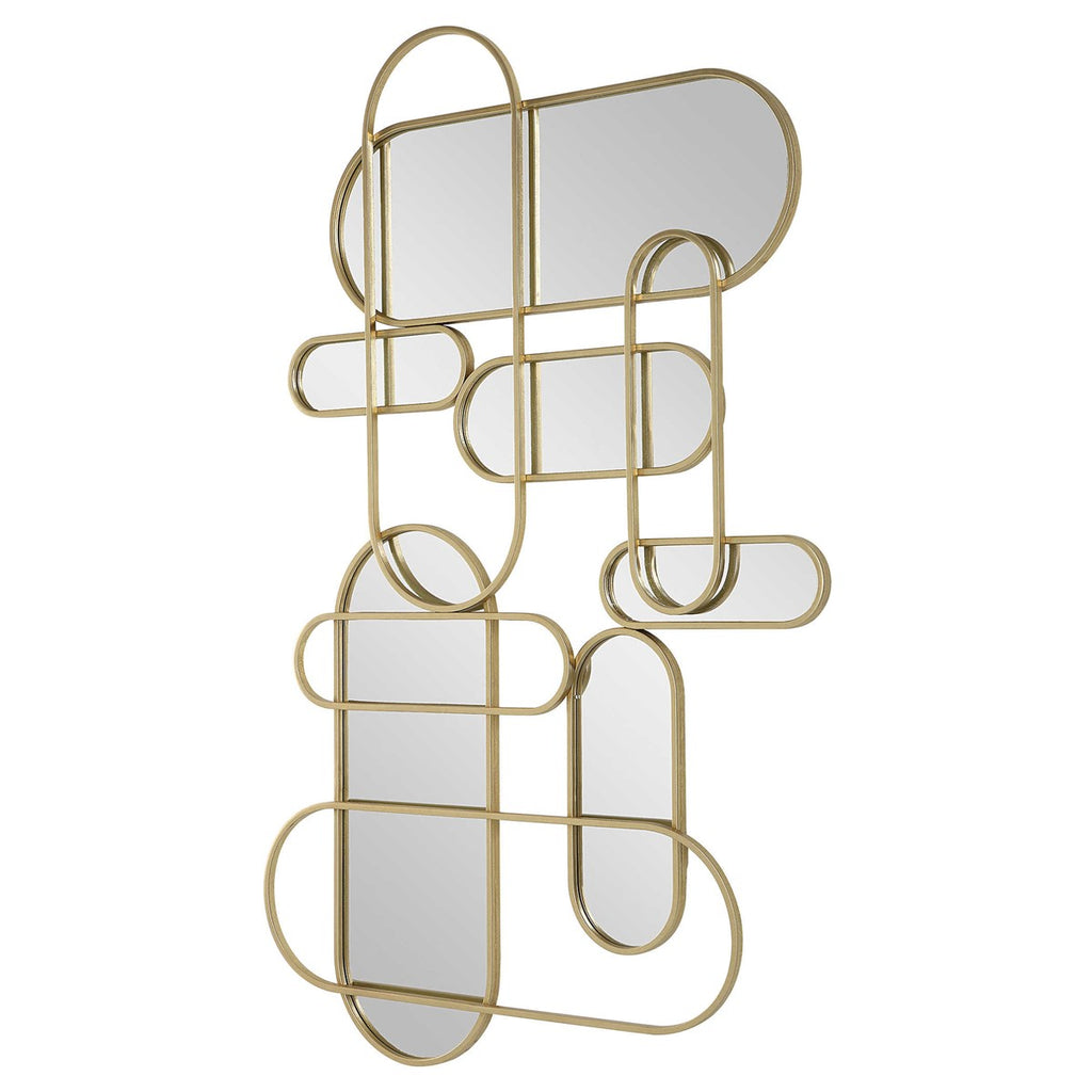 On Track Mirrored Wall Decor - Bombay Mercantile