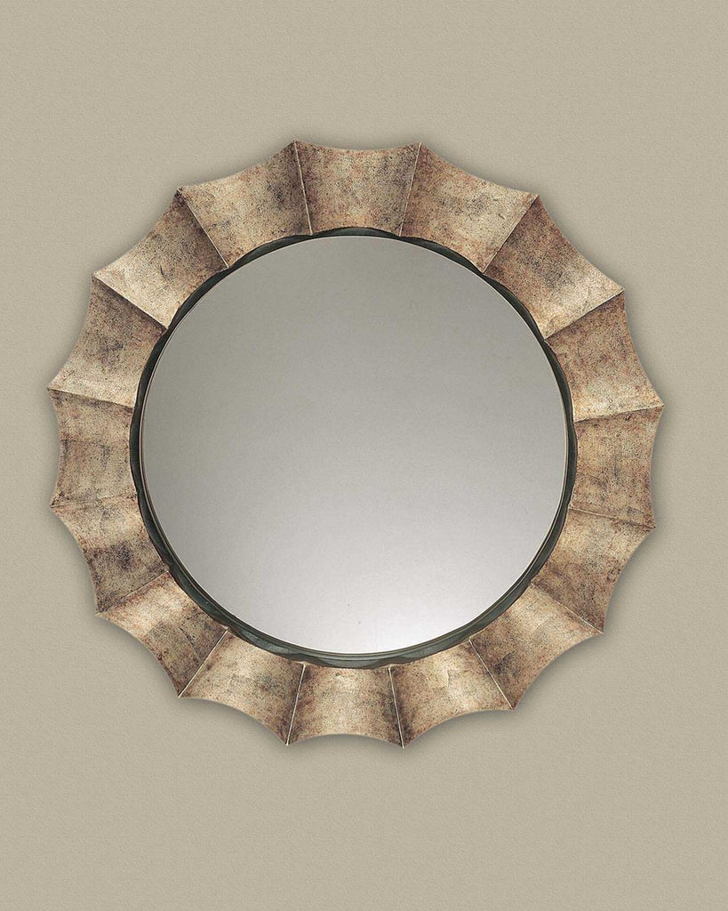 Gotham U Antique Silver Mirror - Bombay Mercantile