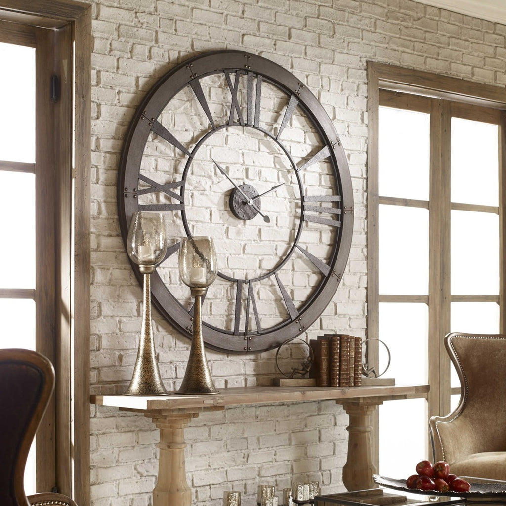 Ronan Wall Clock, Large - Bombay Mercantile