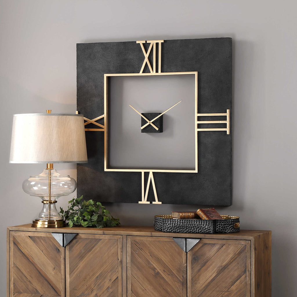 Mudita Square Wall Clock - Bombay Mercantile