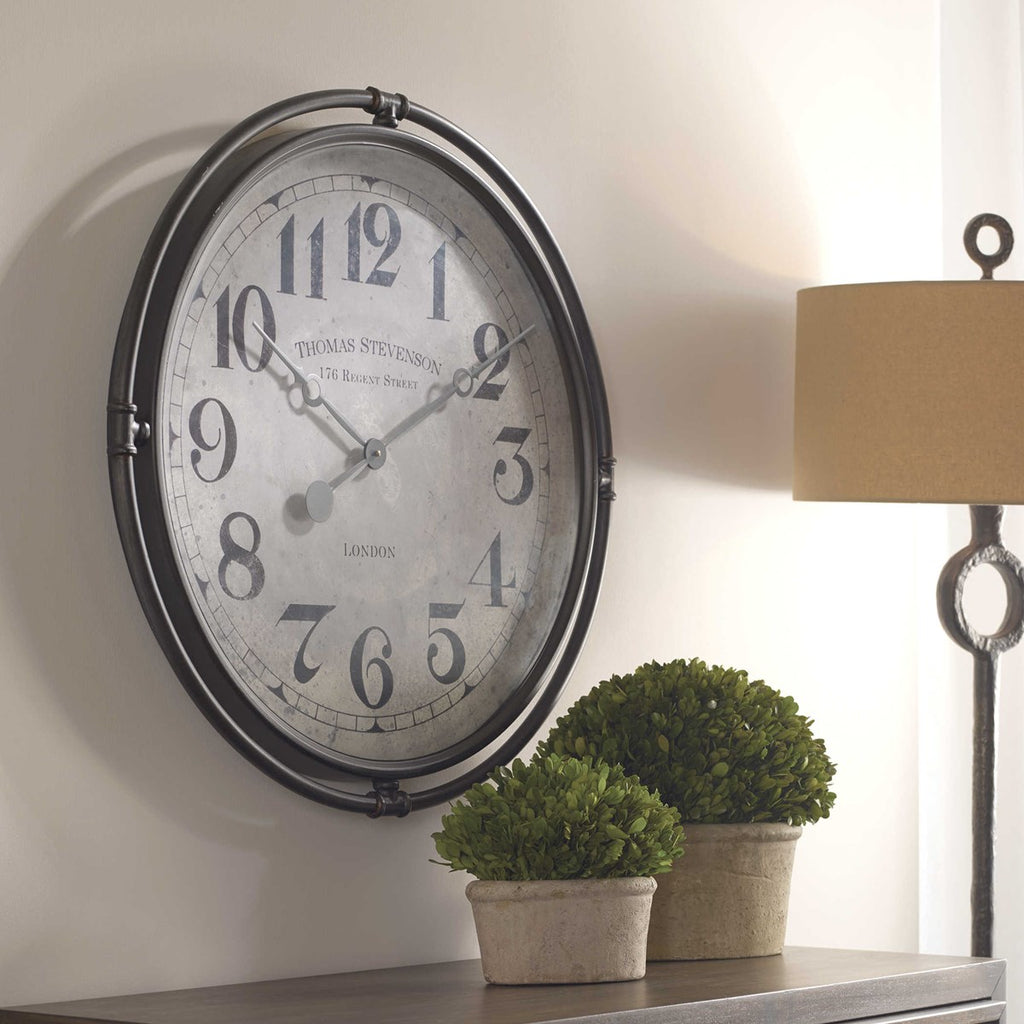 Nakul Industrial Wall Clock - Bombay Mercantile