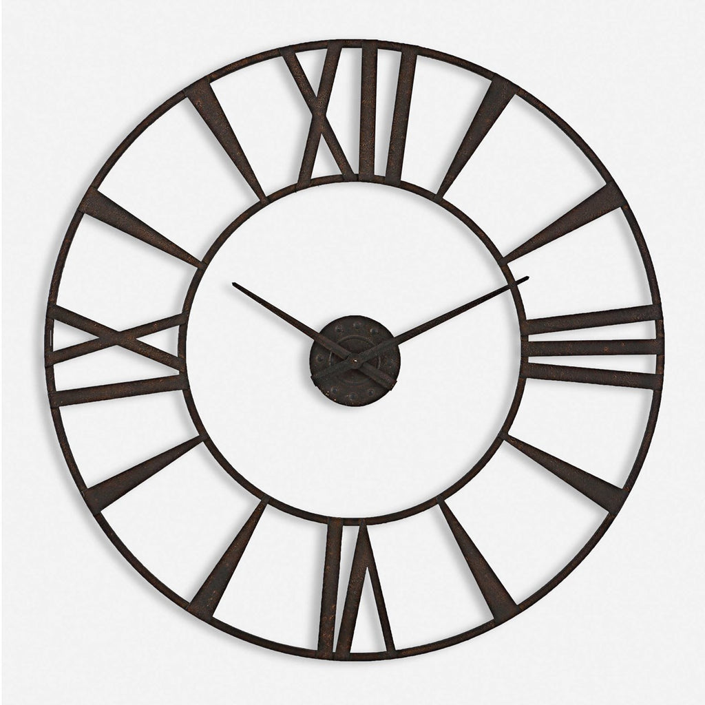Storehouse Rustic Wall Clock - Bombay Mercantile