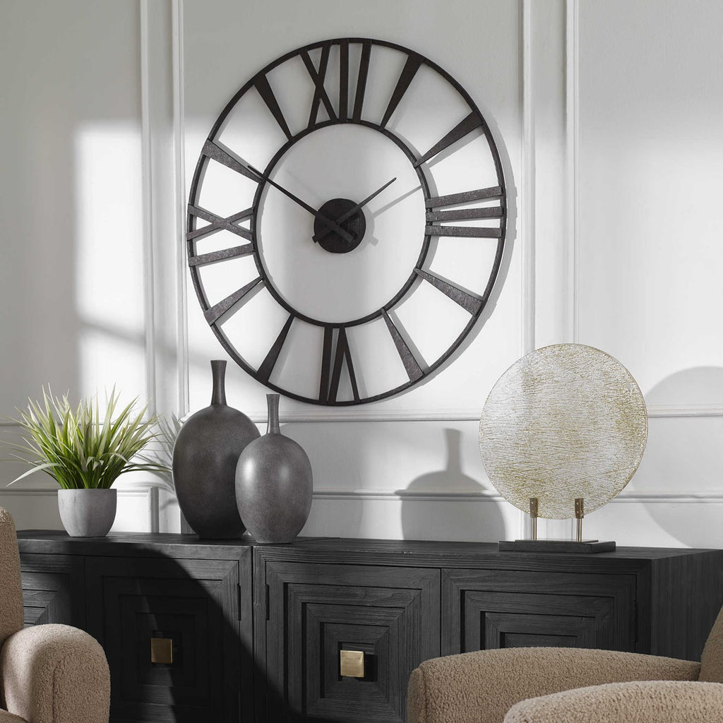 Storehouse Rustic Wall Clock - Bombay Mercantile