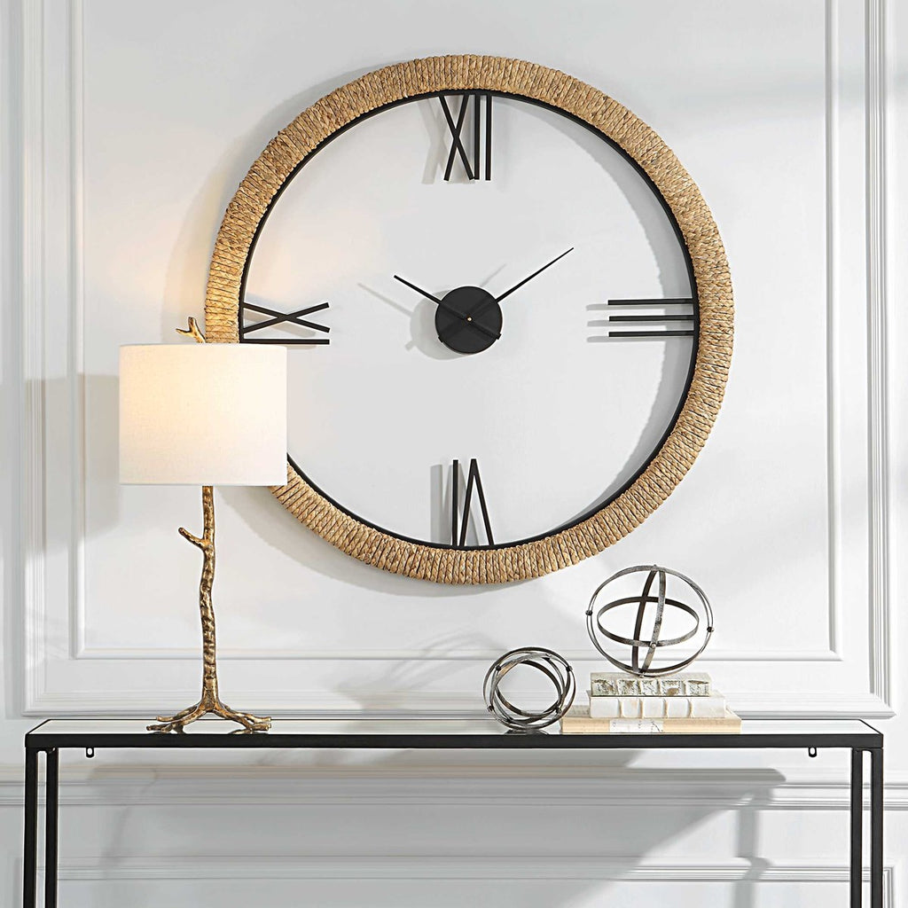 Montecito Coastal Modern Wall Clock - Bombay Mercantile