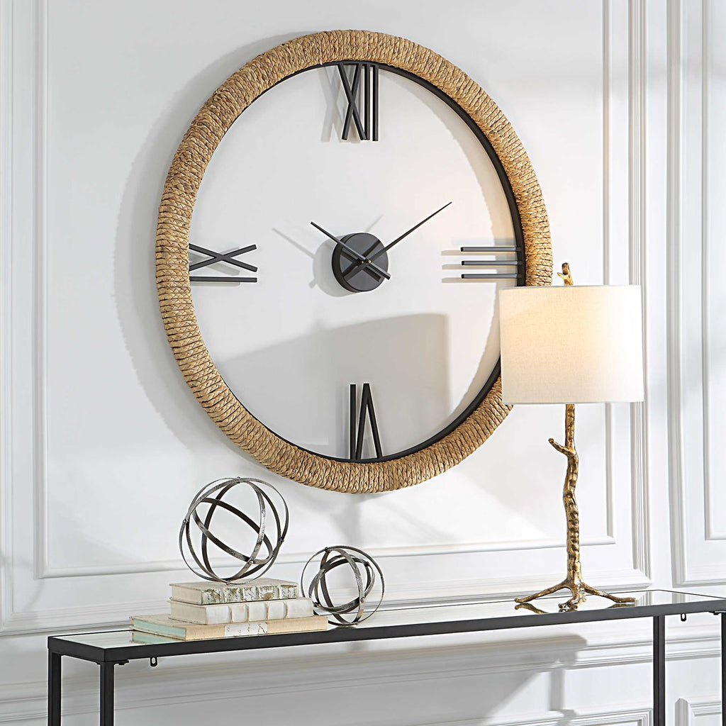 Montecito Coastal Modern Wall Clock - Bombay Mercantile