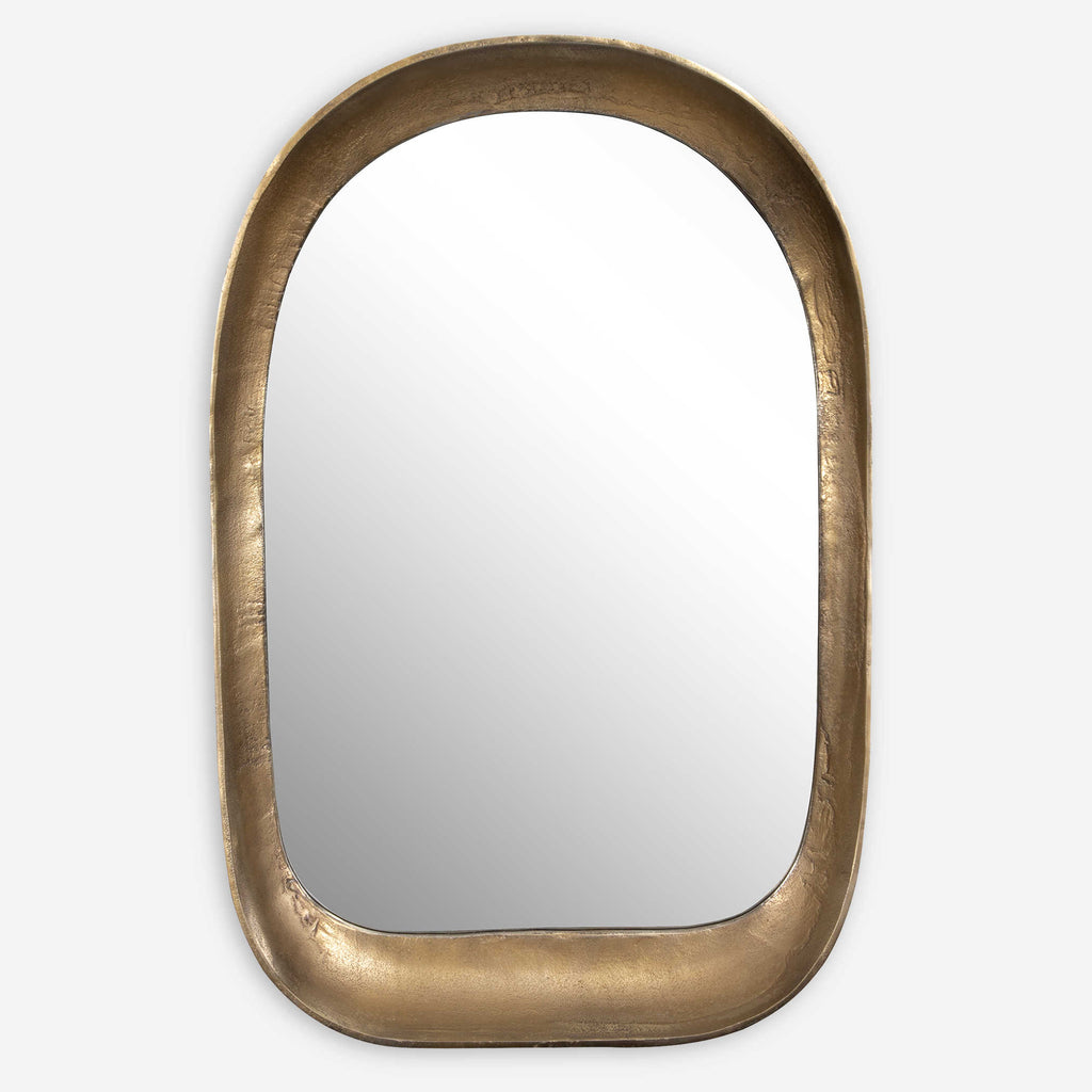 Bradano Brass Arch Mirror - Bombay Mercantile
