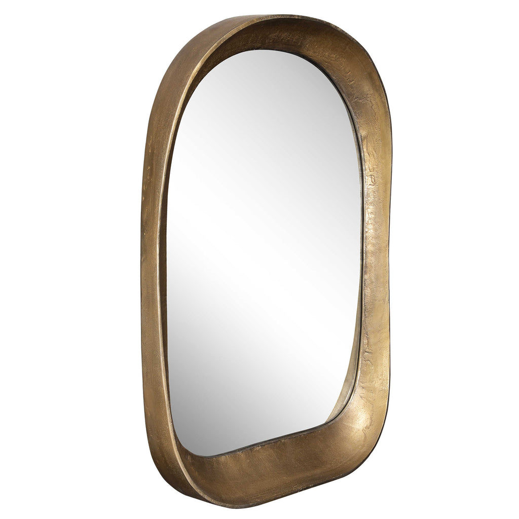 Bradano Brass Arch Mirror - Bombay Mercantile