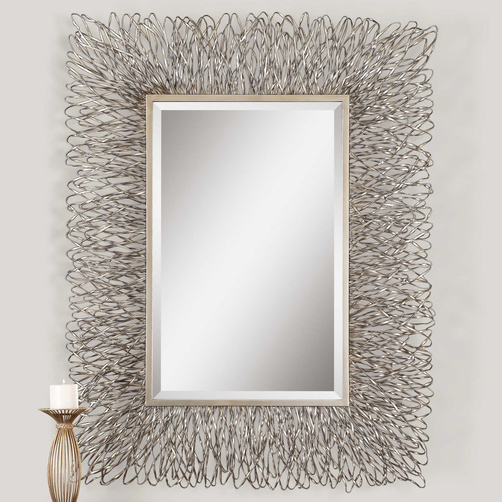 Corbis Decorative Metal Mirror - Bombay Mercantile
