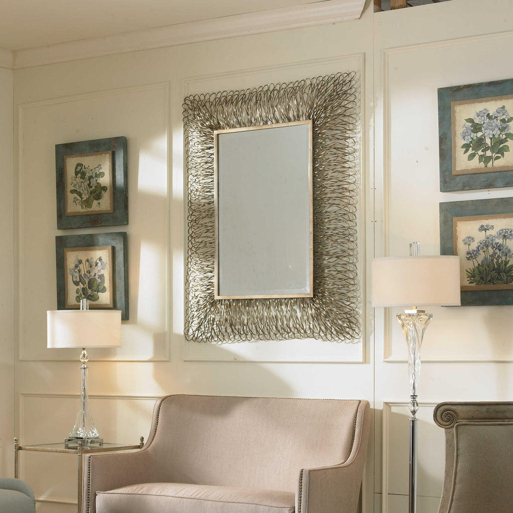 Corbis Decorative Metal Mirror - Bombay Mercantile