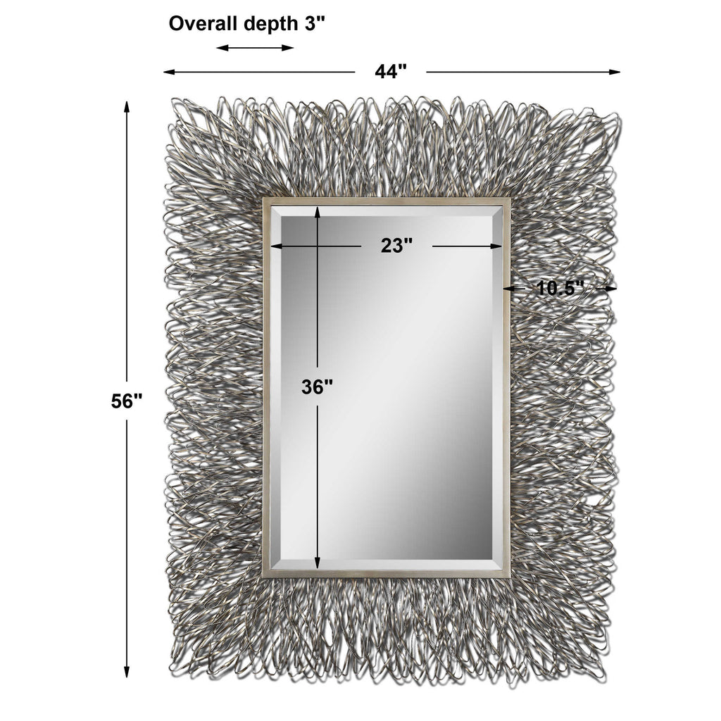 Corbis Decorative Metal Mirror - Bombay Mercantile