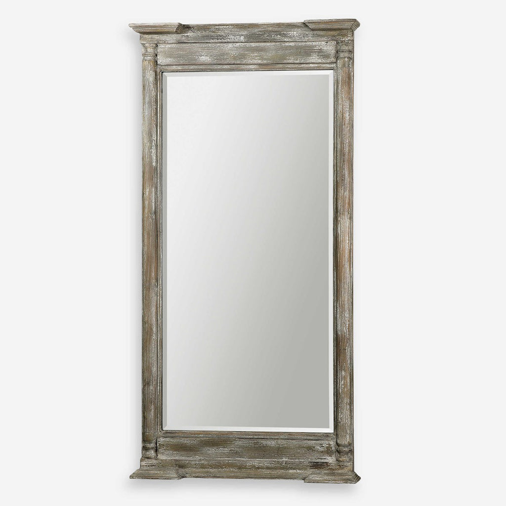Valcellina Wooden Leaner Mirror - Bombay Mercantile