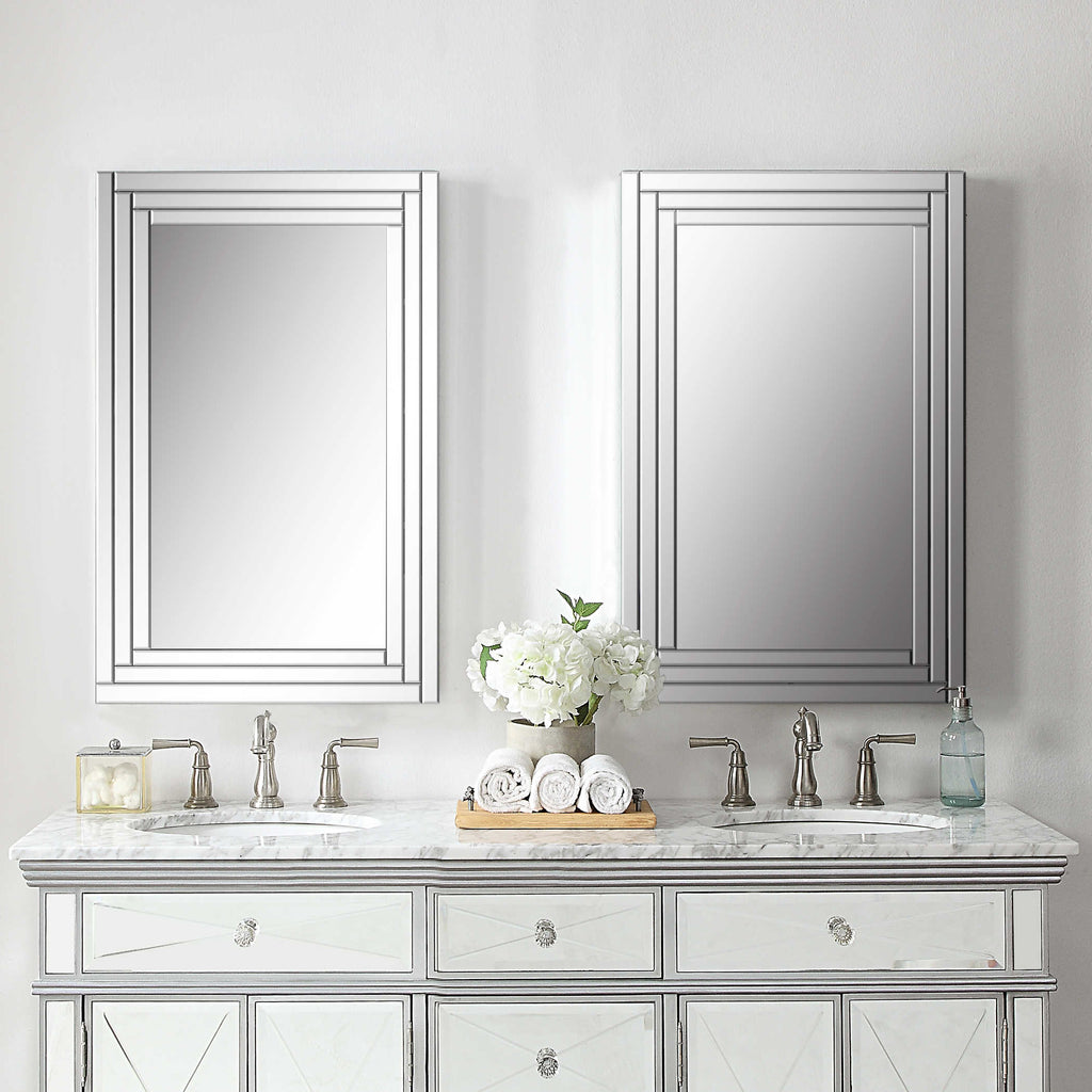 Alanna Frameless Vanity Mirror - Bombay Mercantile