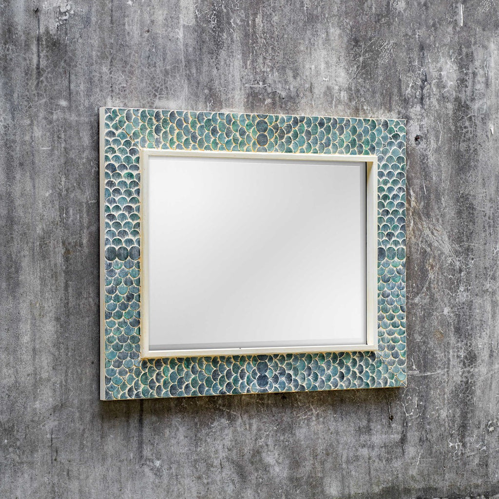 Makaria Coastal Blue Mirror - Bombay Mercantile