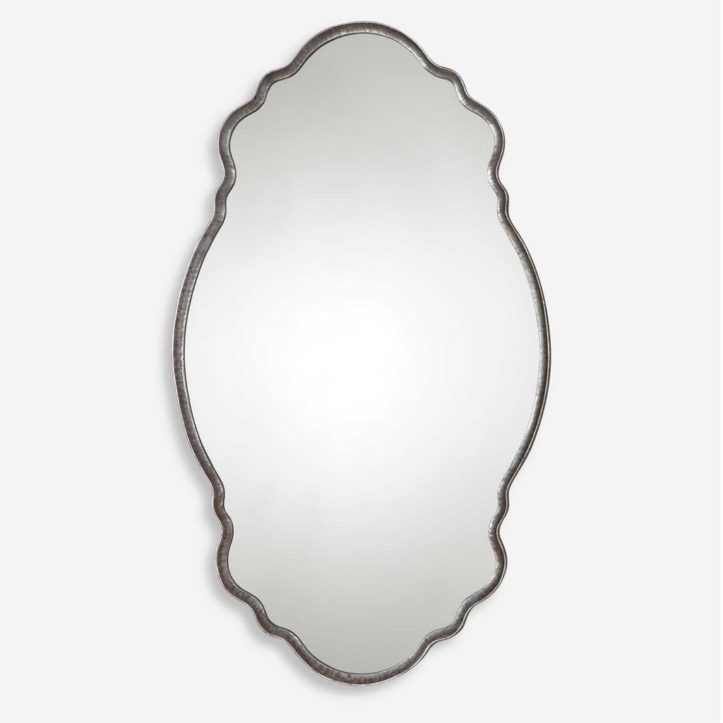 Samia Silver Mirror - Bombay Mercantile