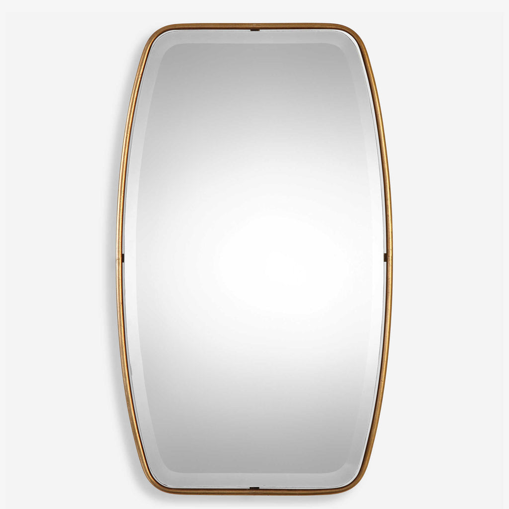 Canillo Antiqued Gold Mirror - Bombay Mercantile