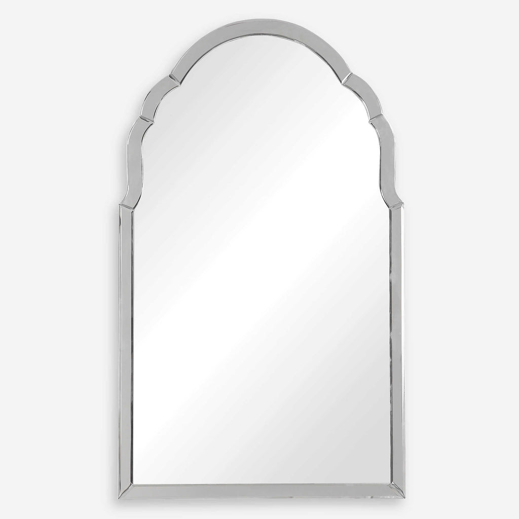 Brayden Frameless Arched Mirror - Bombay Mercantile