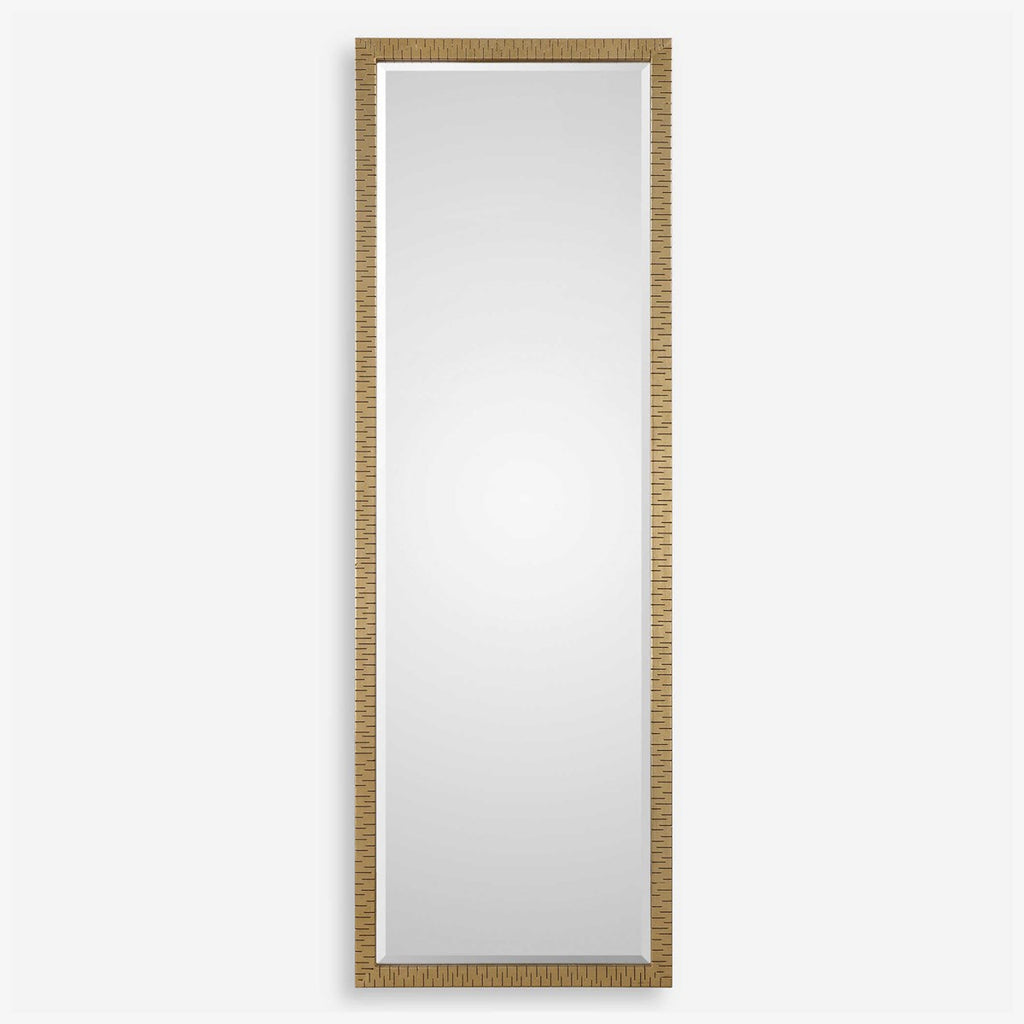 Vilmos Metallic Gold Mirror - Bombay Mercantile