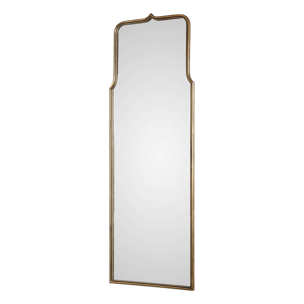 Adelasia Antiqued Gold Mirror - Bombay Mercantile
