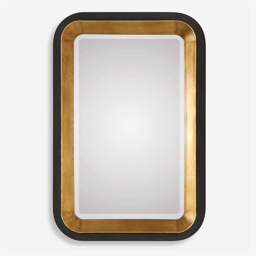 Niva Metallic Gold Wall Mirror - Bombay Mercantile