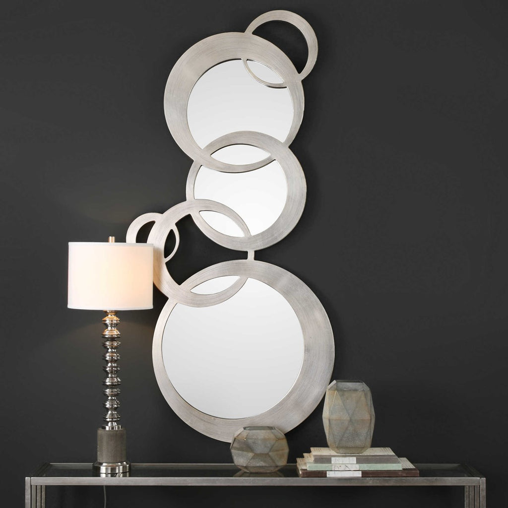Odiana Silver Rings Modern Mirror - Bombay Mercantile