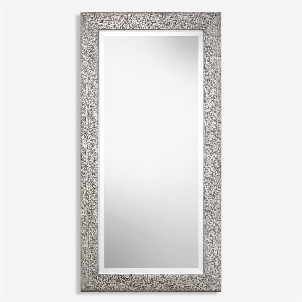 Tulare Metallic Silver Mirror - Bombay Mercantile