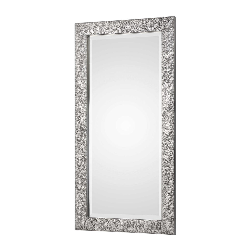 Tulare Metallic Silver Mirror - Bombay Mercantile