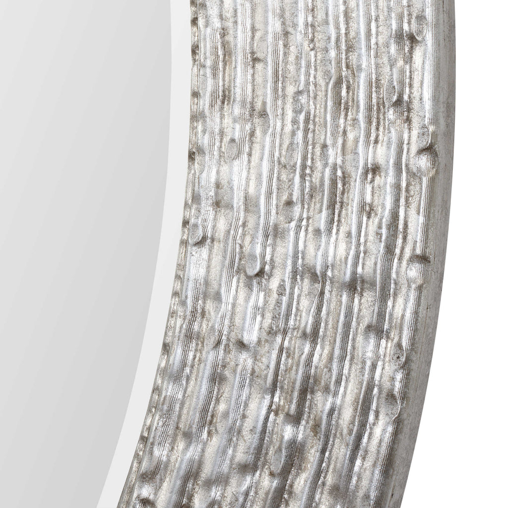 Conder Oval Silver Mirror - Bombay Mercantile