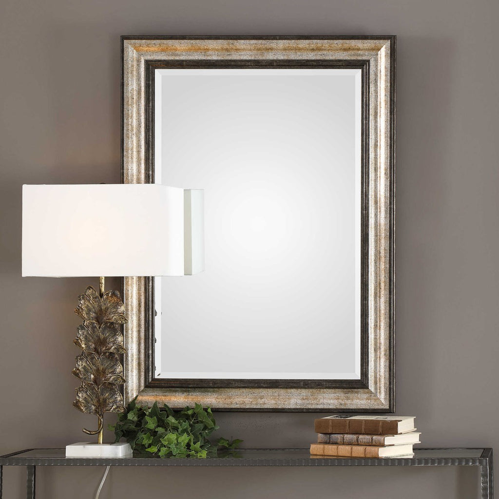 Shefford Antiqued Silver Mirror - Bombay Mercantile