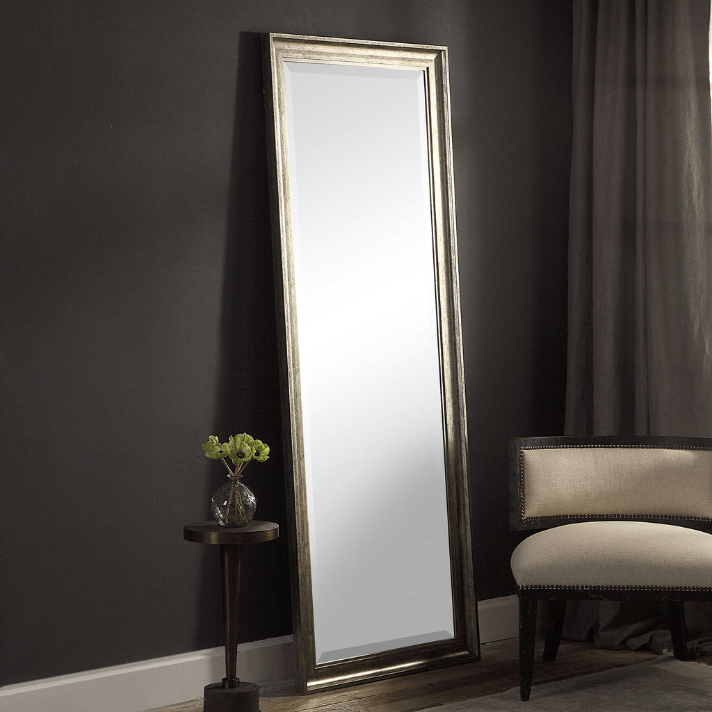 Aaleah Burnished Silver Mirror - Bombay Mercantile
