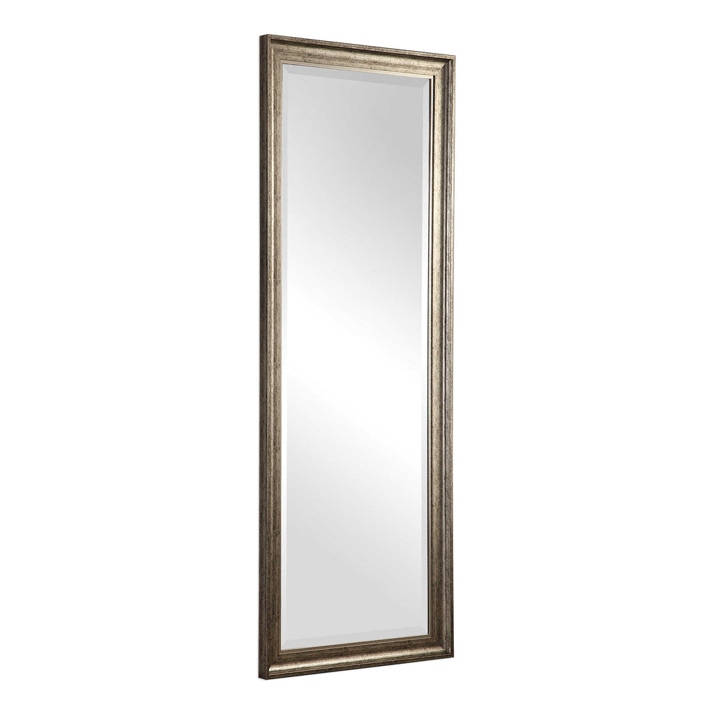 Aaleah Burnished Silver Mirror - Bombay Mercantile