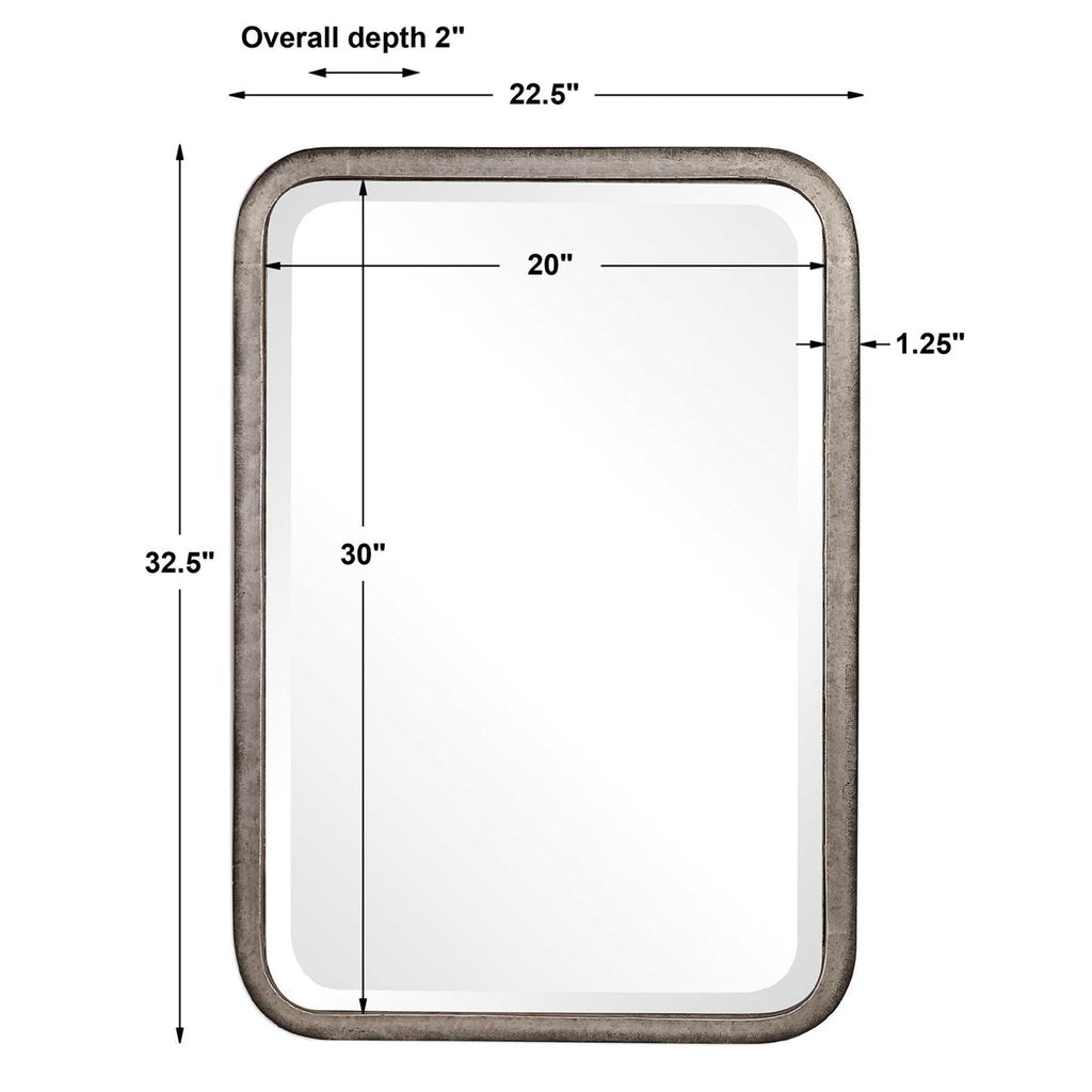 Madox Industrial Mirror - Bombay Mercantile