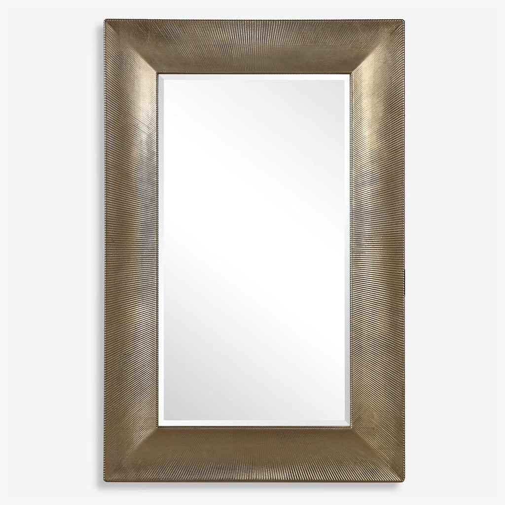 Valenton Large Champagne Mirror - Bombay Mercantile
