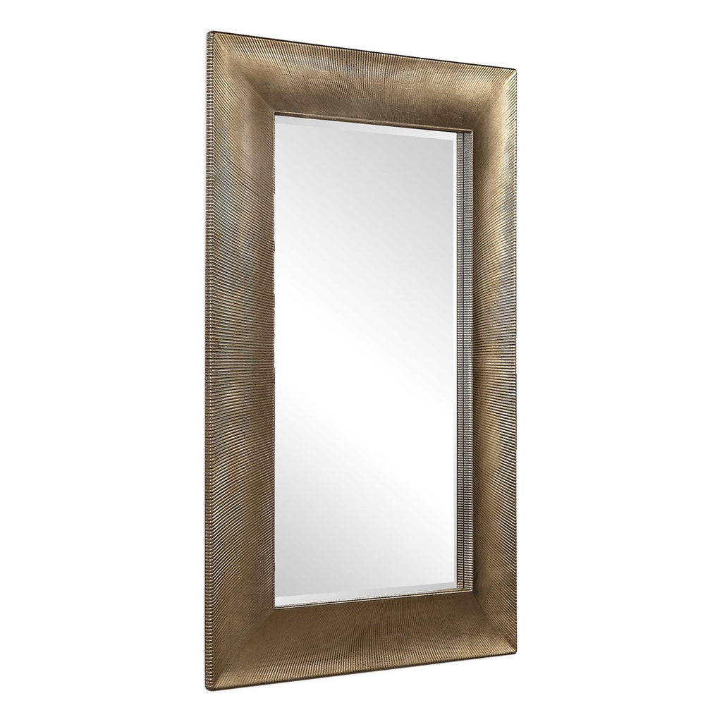 Valenton Large Champagne Mirror - Bombay Mercantile