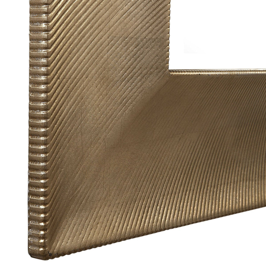 Valenton Large Champagne Mirror - Bombay Mercantile