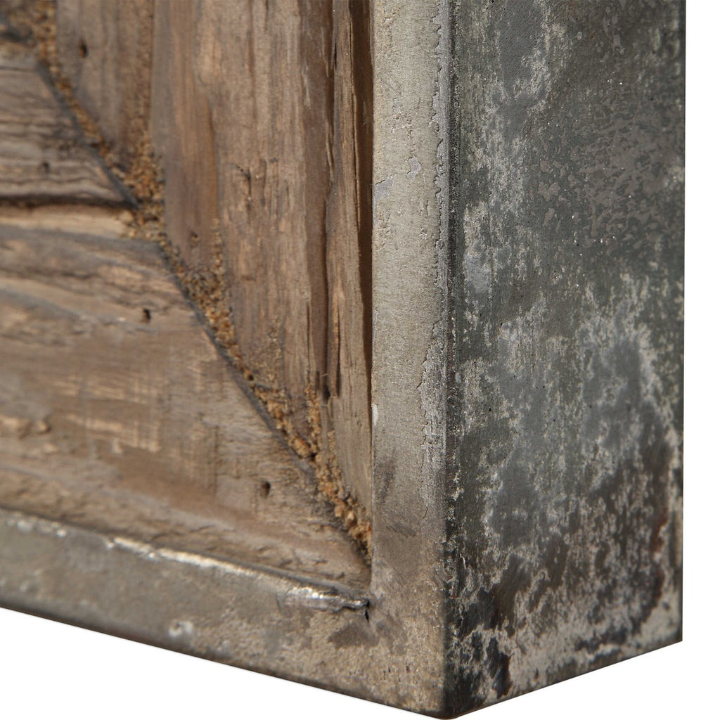Siringo Weathered Wood Mirror - Bombay Mercantile