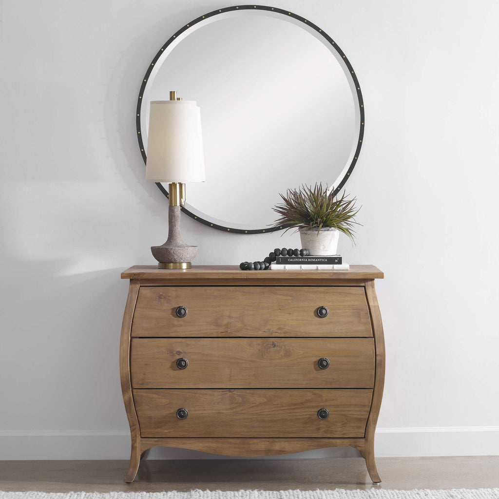 Benedo Round Mirror - Bombay Mercantile