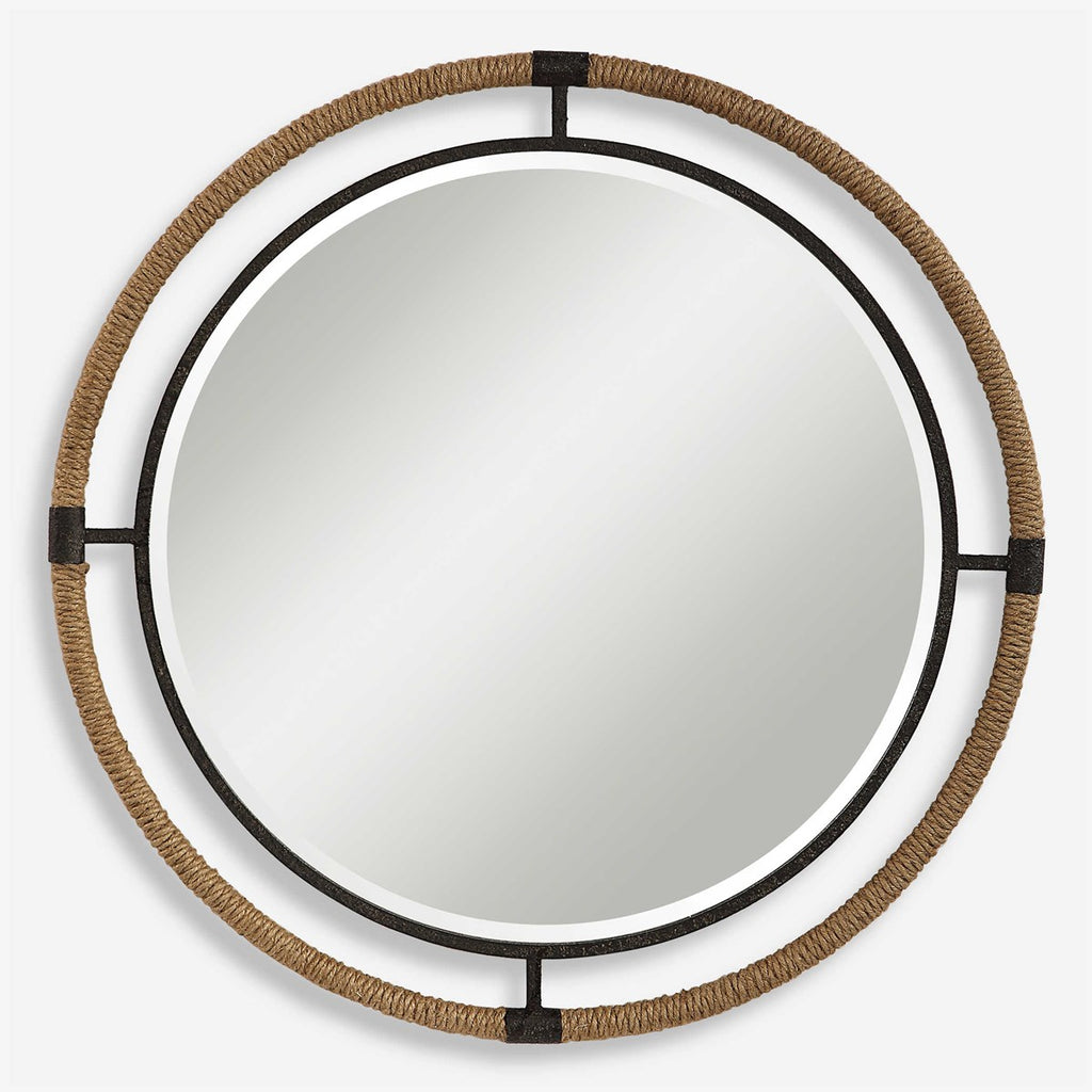 Melville Coastal Round Mirror - Bombay Mercantile