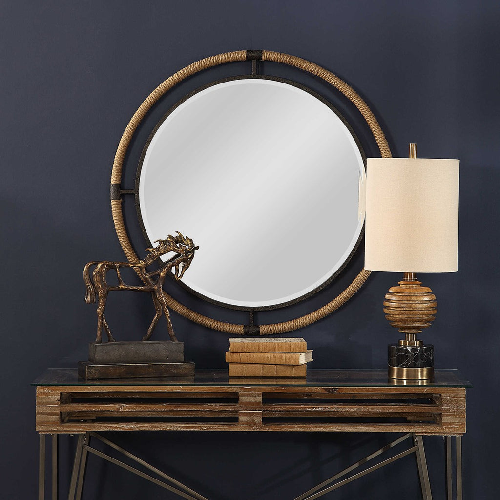 Melville Coastal Round Mirror - Bombay Mercantile