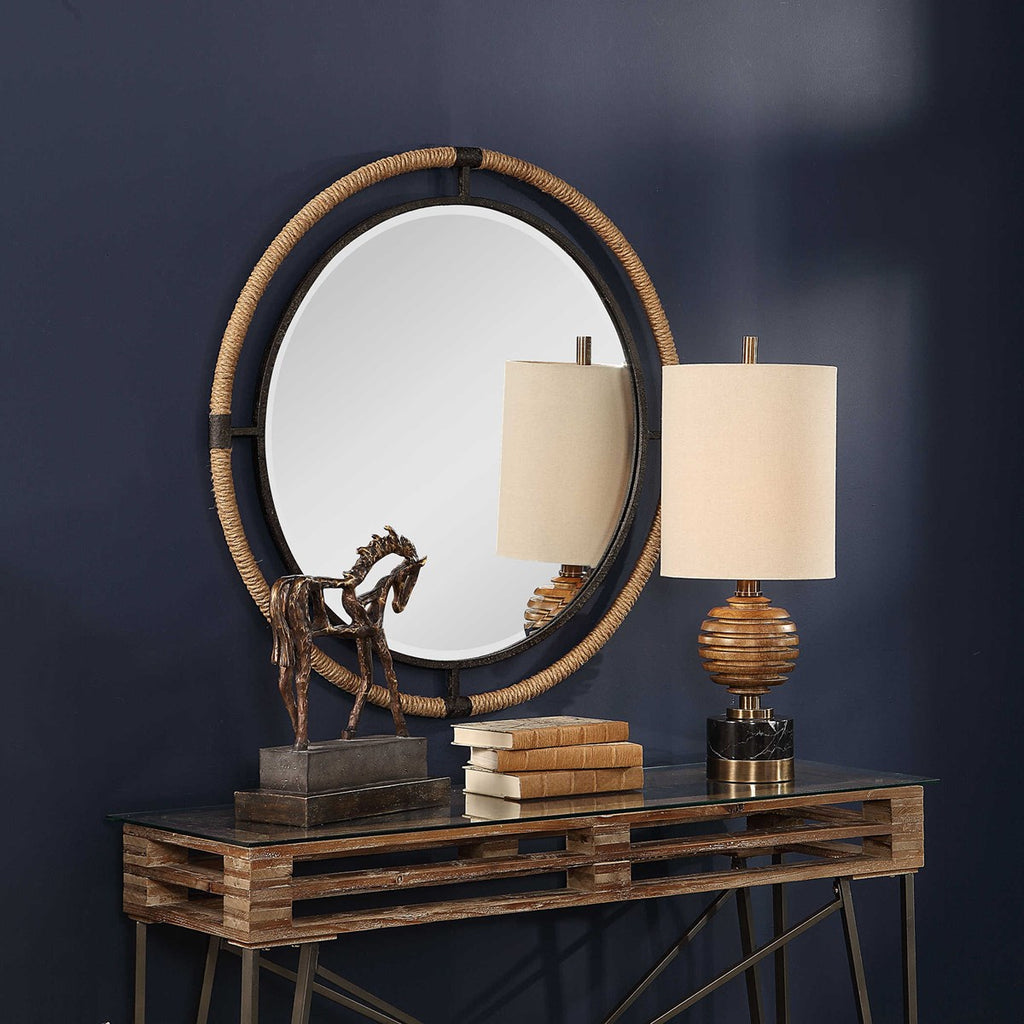 Melville Coastal Round Mirror - Bombay Mercantile