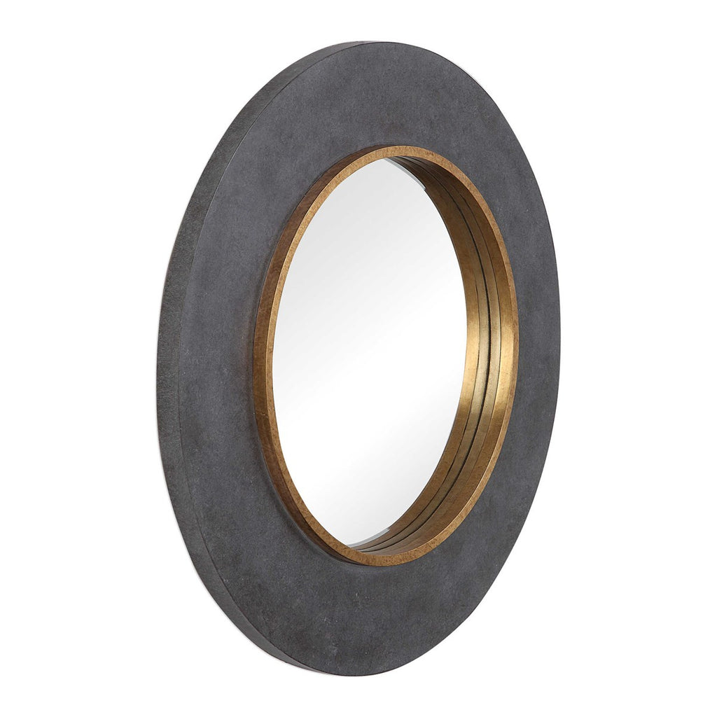 Saul Round Mirror - Bombay Mercantile