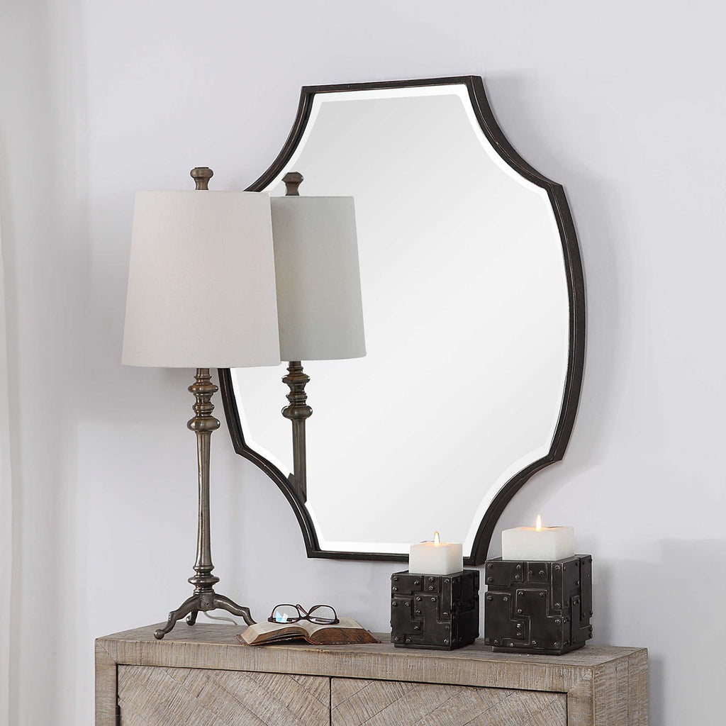 Ulalia Scalloped Mirror - Bombay Mercantile